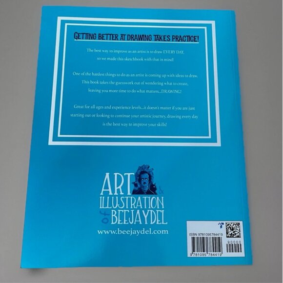 365 Days of Drawing SketchbookKeep Drawing w Prompts BeeJayDel - Picture 2 of 8